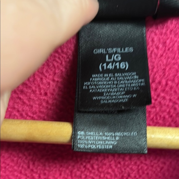 The North Face Pink and Black Kids Jacket - Picture 3 of 8